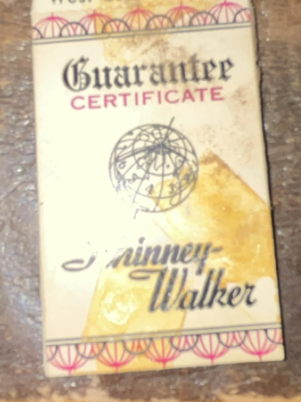 RARE VINTAGE Phinney-Walker PW 205 desk/boudoir alarm clock box